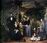 Antonio Ciseri La Famiglia Bianchini painting